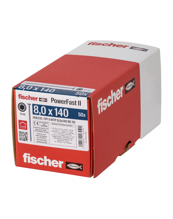 Fischer PowerFast II 8,0x140 TK TX TG blvz 50 główny