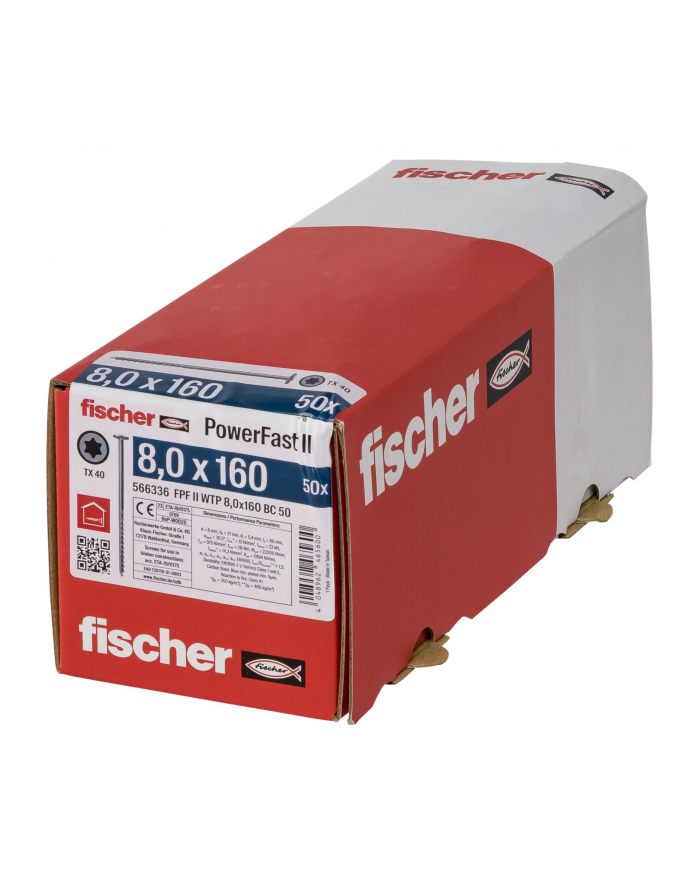 Fischer PowerFast II 8,0x160 TK TX TG blvz 50 główny