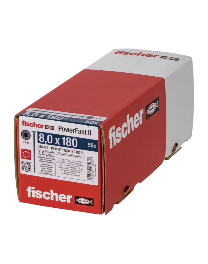 Fischer PowerFast II 8,0x180 TK TX TG blvz 50 główny