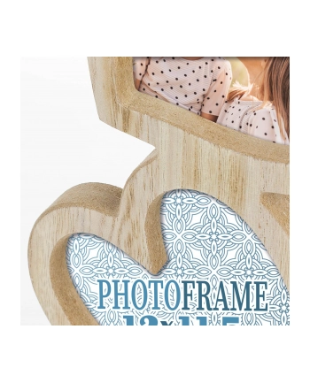 ZEP Frida 3x12x11,5 Holz Rahmen mit 3 Herzen RE333