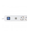 REV Steckdosenleiste ICE 3-fach USB 'amp; Schalter, 1,4m biały - nr 6