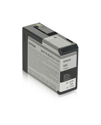 Epson ink cartridge matte Kolor: CZARNY T 580  80 ml            T 58080N