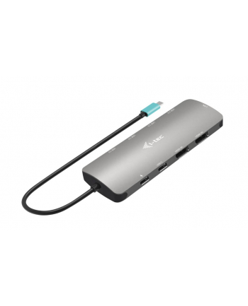 i-tec Stacja dokująca USB-C Metal Nano 2x Display Docking Station Power Delivery100W + Charger 100W