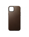 Nomad Modern Leather Case iPhone 14 Plus Rustic Brown - nr 1