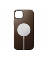 Nomad Modern Leather Case iPhone 15 Plus Brown - nr 6