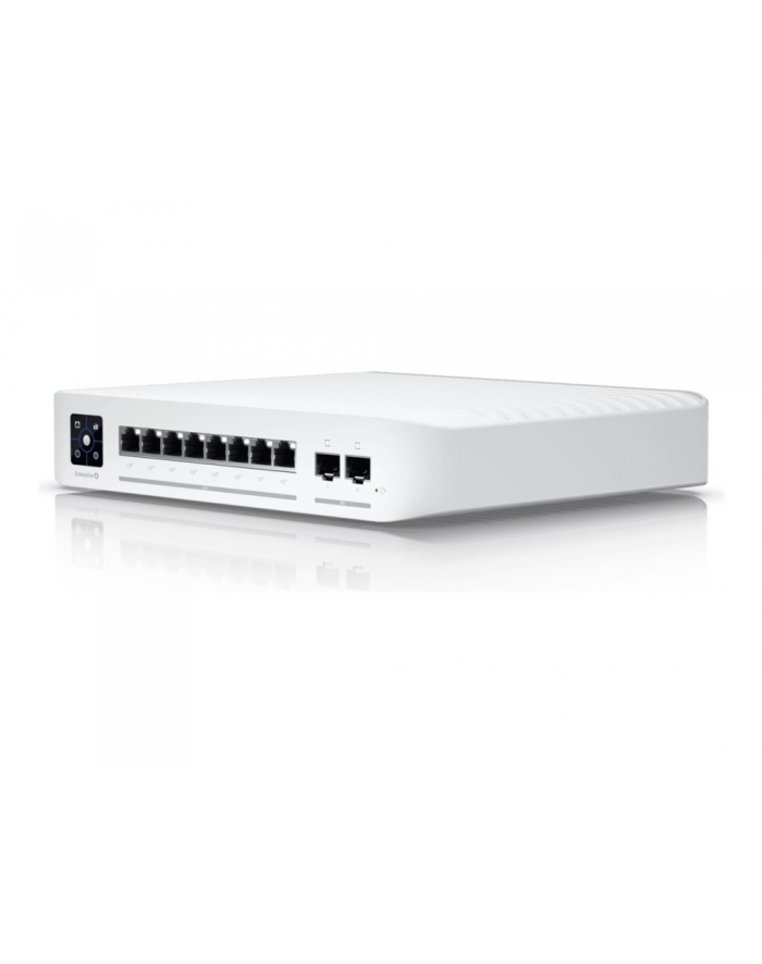 ubiquiti Przełącznik UniFi  8 PoE USW-PRO-8-POE, 6 portów 1 GbE PoE+,              2 porty 1 GbE PoE++, 2 porty 10G SFP+, 120W główny