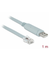 DELOCK  KABEL ADAPTEROWY USB 2.0 ST > SZEREGOWY 1 X RS232 RJ45 ST 1 M SZARY  () - nr 17