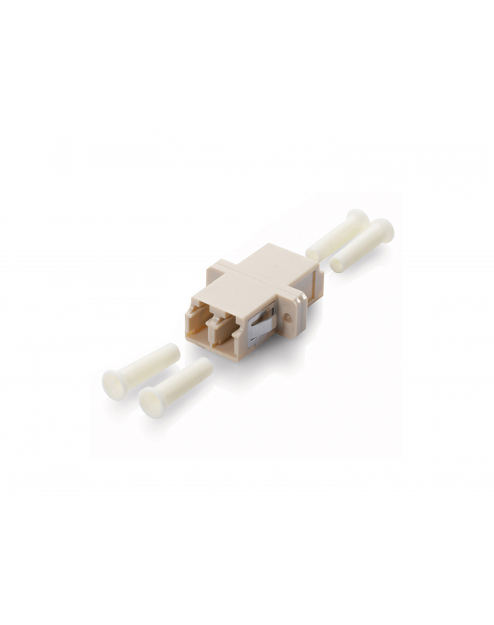 EQUIP  156151007 ADAPTER ŚWIATŁOWODOWY OM3/12 SZT./ZŁĄCZA WTYKOWE/BEŻOWE  () główny