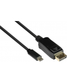GOOD CONNECTIONS  KABEL ADAPTEROWY - WTYCZKA USB-C DO DISPLAYPORT 1.2 / DP 1.2 WTYCZKA - 4K / UHD @60HZ - MIEDZIANA - 5 M - CZARNY GC-M0108  () - nr 4