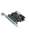 LONGSHINE  USB 3.0 CARD PCIE 4*ZEWNĘTRZNY Z KABLEM SATA POWER RETAIL - SERIAL ATA - SATA, LCS-6380-4  () - nr 1