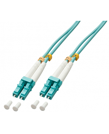 LINDY Patchcord światłowodowy LC/LC OM3 50/125 Multimode 1m (46370)