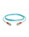 C2G Lc-Lc 10Gb 50/125 Om3 Duplex Multimode Pvc Fiber Optic Cable (Lszh) - Network 2 M Aqua (85550) - nr 2