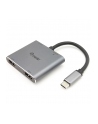 Equip Stacja/replikator Dock USB-C->2xHDMI,USB 3.0,100WPD 4K30Hz 0.15m si (133484) - nr 26