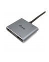 Equip Stacja/replikator Dock USB-C->2xHDMI,USB 3.0,100WPD 4K30Hz 0.15m si (133484) - nr 9