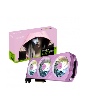 KFA2 RTX4070 Super EX GAMER Pink 12GB GDDR6X   (47SOM7MD7LKK)