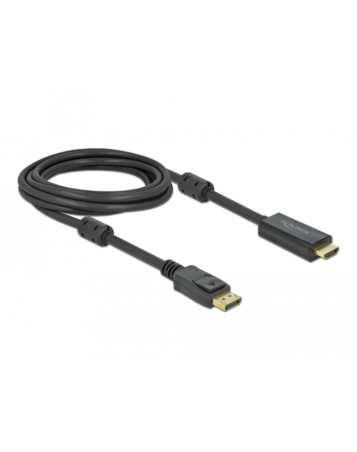 Delock Aktywny Kabel Displayport 1.2 Do Hdmi 4K 60 Hz 3 M główny