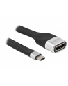 Delock Fpc Kabel Płaski Usb Type-C™ Do Hdmi (Dp Alt Mode) 4K 60 Hz 14 Cm - nr 1