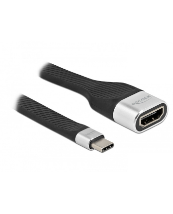 Delock Fpc Kabel Płaski Usb Type-C™ Do Hdmi (Dp Alt Mode) 4K 60 Hz 14 Cm