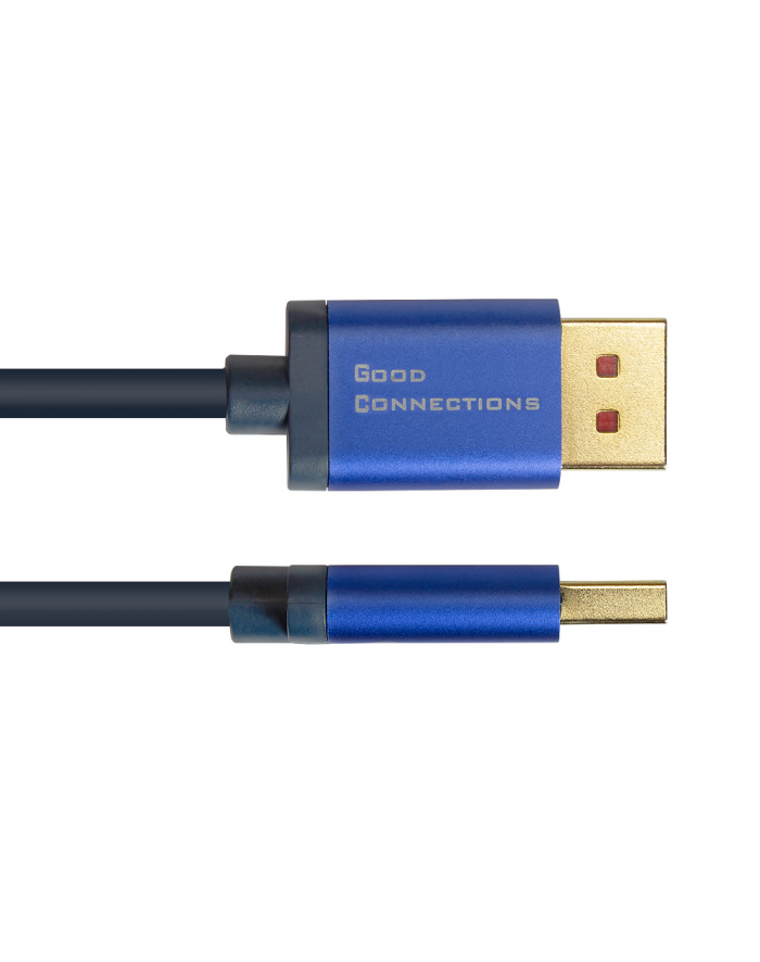 GOOD CONNECTIONS ® SMARTFLEX DISPLAYPORT 1.4 DO HDMI 2.0 KABEL - 4K UHD @60HZ RGB / 4:4 - PRZEWODNIK MIEDZIANY, OBUDOWA ALUMINIOWA - BARDZO ELASTYCZNA główny