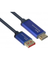 GOOD CONNECTIONS ® SMARTFLEX DISPLAYPORT 1.4 DO HDMI 2.0 KABEL - 4K UHD @60HZ RGB / 4:4 - PRZEWODNIK MIEDZIANY, OBUDOWA ALUMINIOWA - BARDZO ELASTYCZNA - nr 9