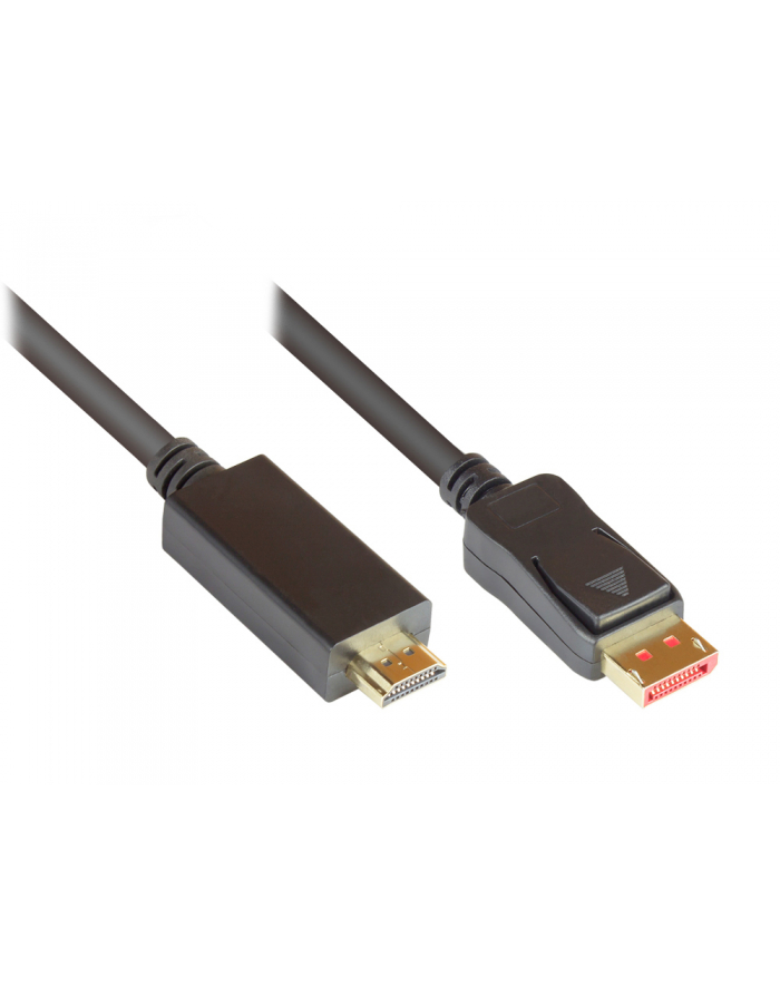 Good Connections Premium Displayport 1.4 Do Hdmi 2.0 Kabel Przyłączeniowy/Adapter - 4K / Uhd @ 60Hz Adaptera Potrójny Ekranowanie Pozłacane główny