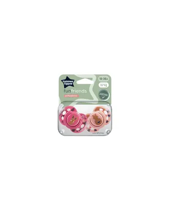 tm toys TOMMEE TIPPEE Smoczki uspokajające Funfriends 18-36m 43340394 nr 1