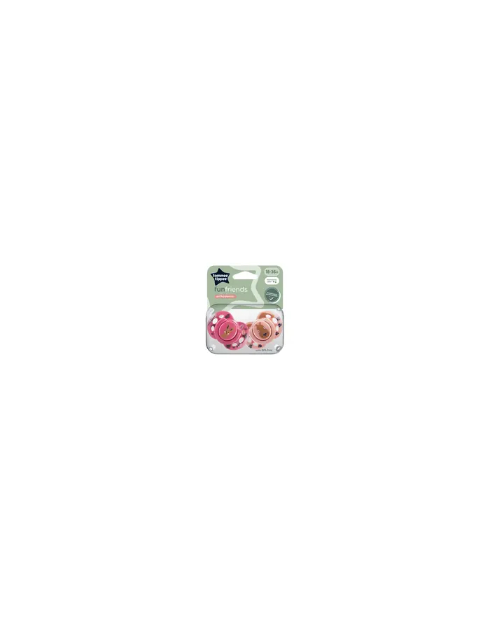 tm toys TOMMEE TIPPEE Smoczki uspokajające Funfriends 18-36m 43340394 główny
