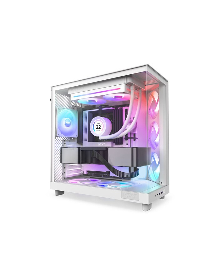 Wentylator NZXT F240 RGB CORE PWM Biały główny