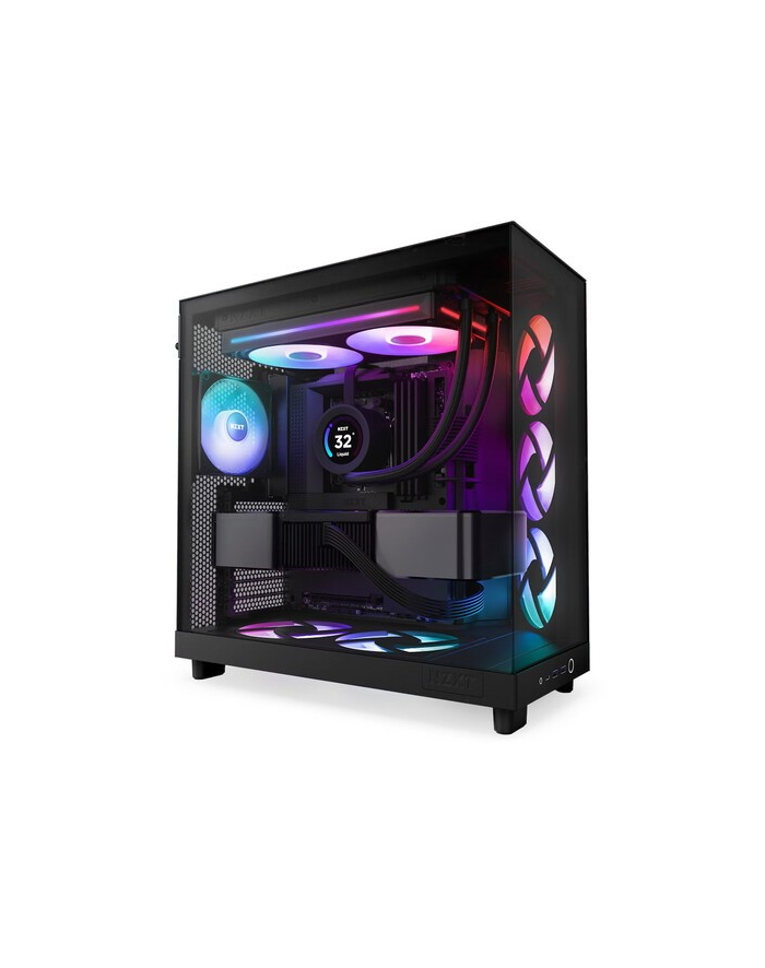 Wentylator NZXT F280 RGB CORE PWM Czarny główny