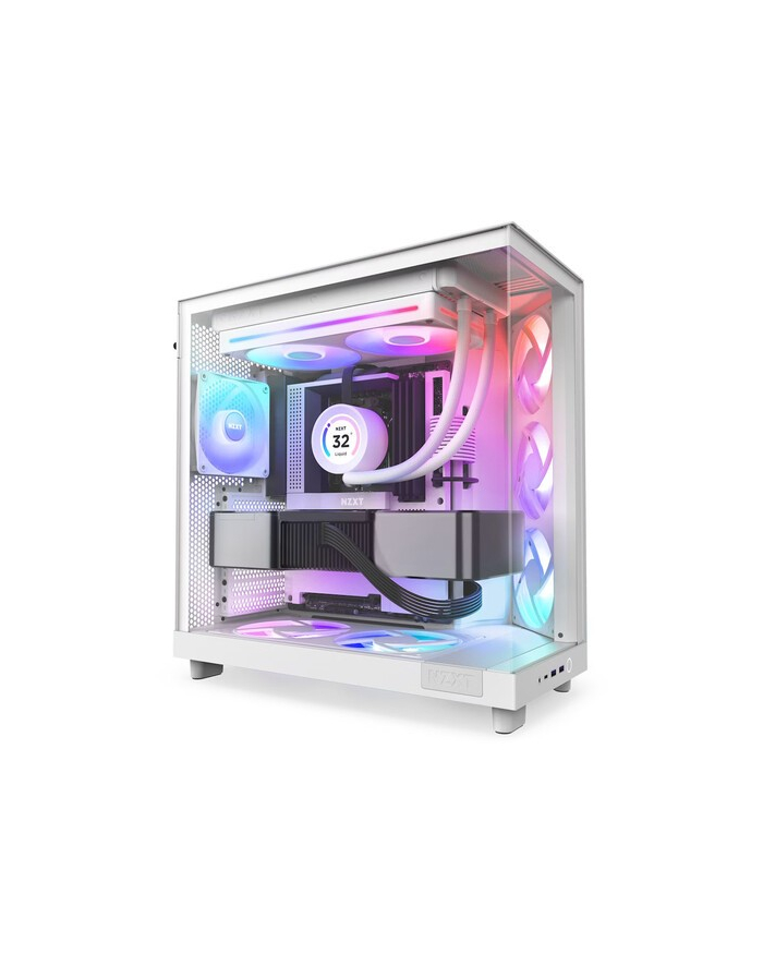 Wentylator NZXT F280 RGB CORE PWM Biały główny