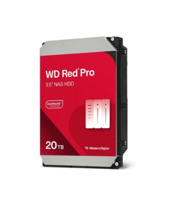 western digital Dysk HDD Red Pro 20TB 3,5 512MB SATA III/7200rpm