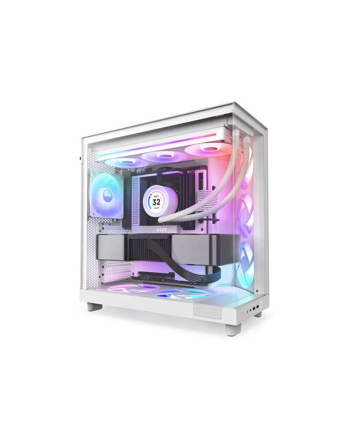 Wentylator NZXT F360 RGB CORE PWM Biały główny