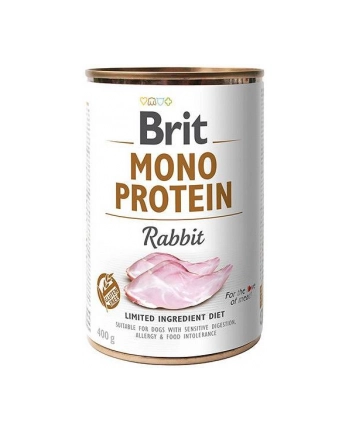 Brit Mono Pczerwonyein Rabbit - karma mokra dla psa - 400g
