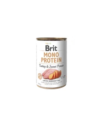BRIT MONO PROTEIN indyk z batatem - mokra karma dla psa - 400g
