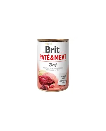 Karma BRIT PATÉ 'amp; MEAT-  Włowina - mokra karma dla psa 400g