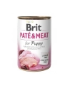 BRIT PATÉ 'amp; MEAT kurczak - mokra karma dla szczeniąt - puszka - 400 g - nr 1