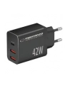 ESPERANZA ŁADOWARKA SIECIOWA 42W USB-C PD 30W / 2X USB-A 12W EZC106K - nr 4