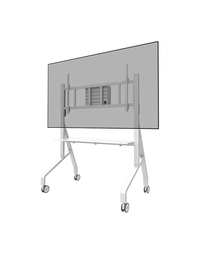 NEOMOUNTS Move Go XL Mobile Floor Stand fast install height adjustable Kolor: BIAŁY główny