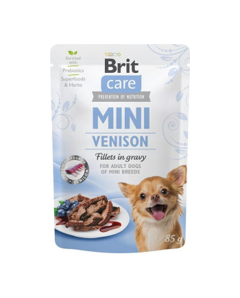 Brit Care Mini Pouch VENISON -Mokra karma dla psa - 85g