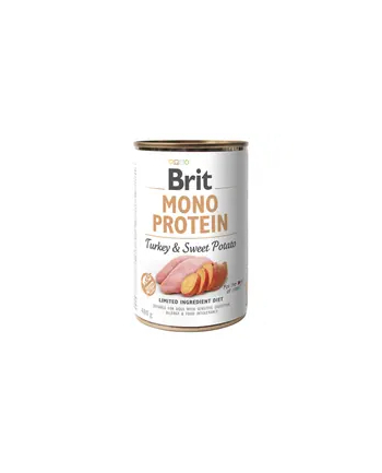 BRIT MONO PROTEIN indyk z batatem - mokra karma dla psa - 400g
