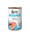 Karma BRIT PATÉ 'amp; MEAT z łososiem mokra karma dla psa 400g - nr 2