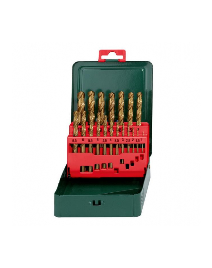 metabo ZESTAW WIERTEŁ DO METALU HSS-TIN 19elem 1 - 10mm główny