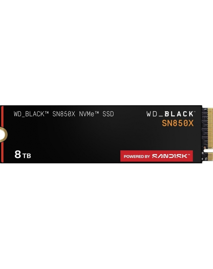 western digital WD Black SN850X PCIe Gen 4 Gaming SSD 8TB główny
