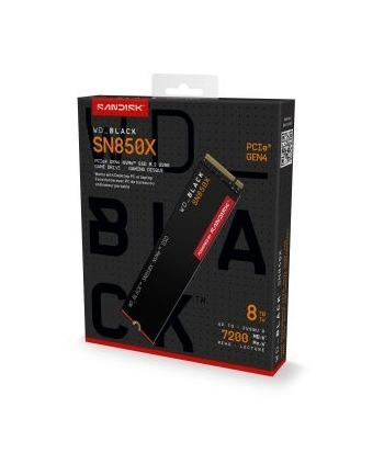 western digital WD Black SN850X PCIe Gen 4 Gaming SSD 8TB