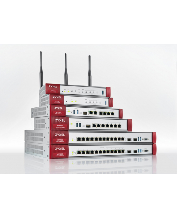 Firewall Zyxel ATP100 1xWAN 3xLAN 1xWAN/LAN SPI firewall: 1000 Mbps Max IPsec VPN: 50 nr 1