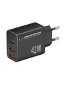 ESPERANZA ŁADOWARKA SIECIOWA 42W USB-C PD 30W / 2X USB-A 12W EZC106K - nr 4