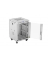 LANBERG szafa Rack stojąca 19/15U 600x600 szara drzwi szklane LCD flat pack V2 - nr 13