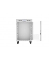 LANBERG szafa Rack stojąca 19/15U 600x600 szara drzwi szklane LCD flat pack V2 - nr 15
