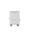 LANBERG szafa Rack stojąca 19/15U 600x600 szara drzwi szklane LCD flat pack V2 - nr 16