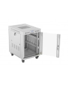 LANBERG free standing rack 19inch cabinet 15U 600x800 glass door LCD flat pack Kolor: CZARNY - nr 14